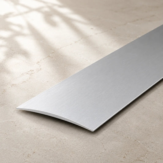 80mm Self-Adhesive Aluminium Door Threshold Strip In Silver Color