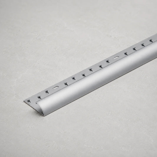 35.5mm Aluminium Single Edge Carpet Trim – 1m In Silver Color