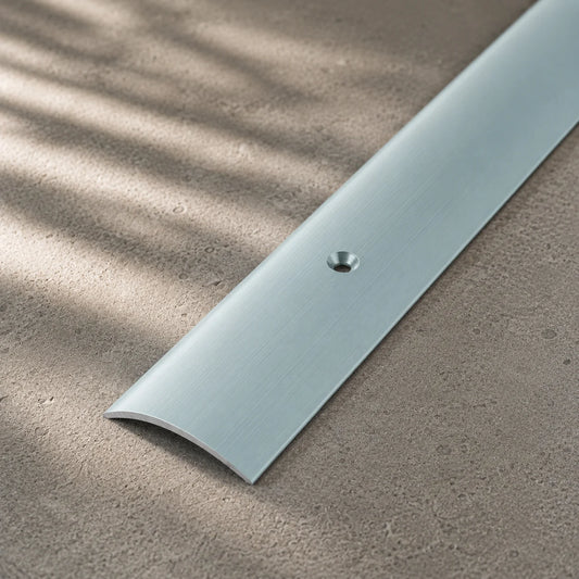 Aluminium Door Threshold Strip 40 MM x 1 M & 2 M Length Anodised Trim LPO40 In Silver Color