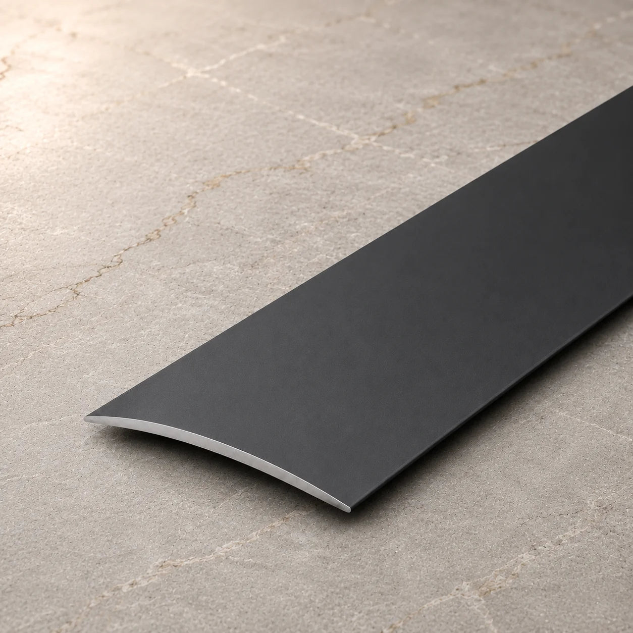 100mm Self-Adhesive Aluminium Door Threshold Strip In Black Color