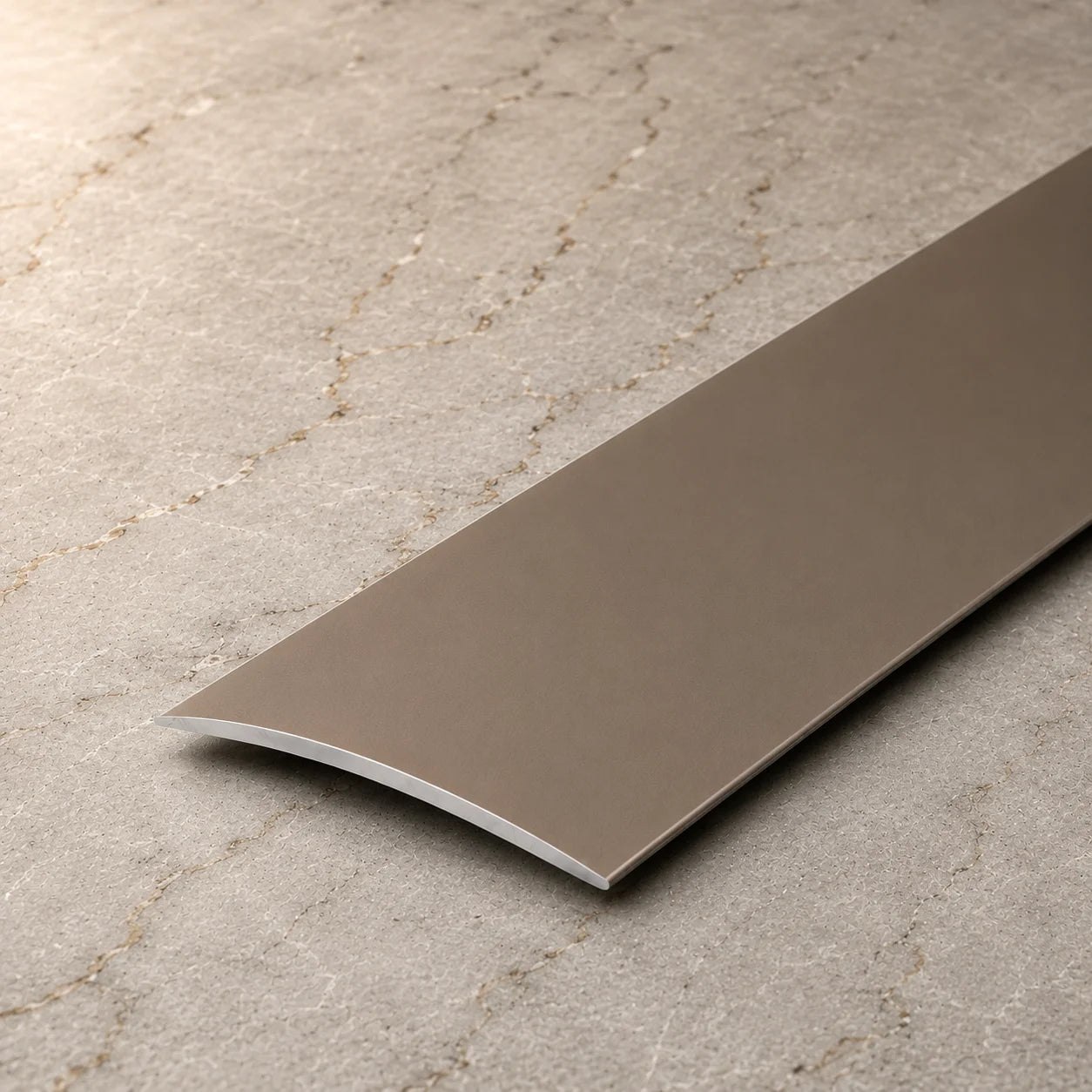 100mm Self-Adhesive Aluminium Door Threshold Strip In Champagne Color