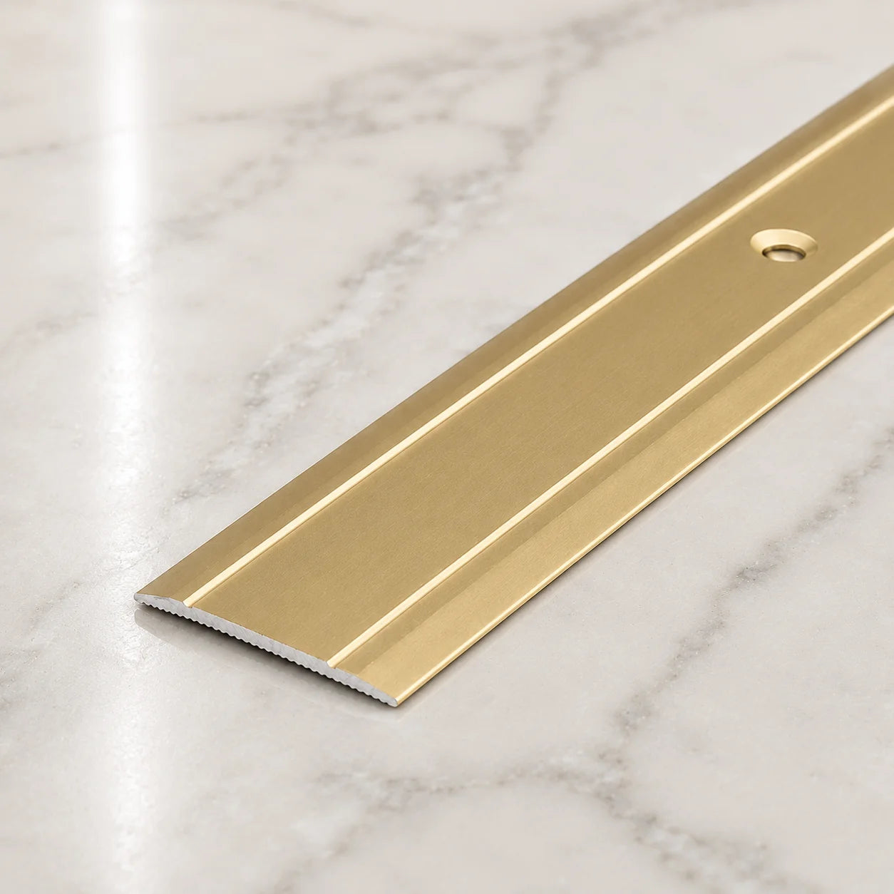 30mm Screw Fix Aluminium Door Threshold Strip – 900mm In Gold Color