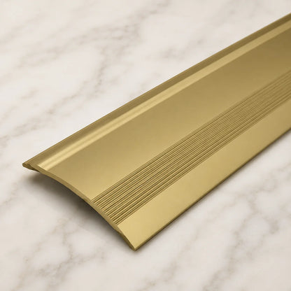 61mm Door Threshold Ramp Profile Self-Adhesive in Gold color