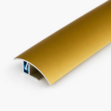 50mm Aluminium Door Threshold Strip 900mm Push-In Fit In Gold Color 