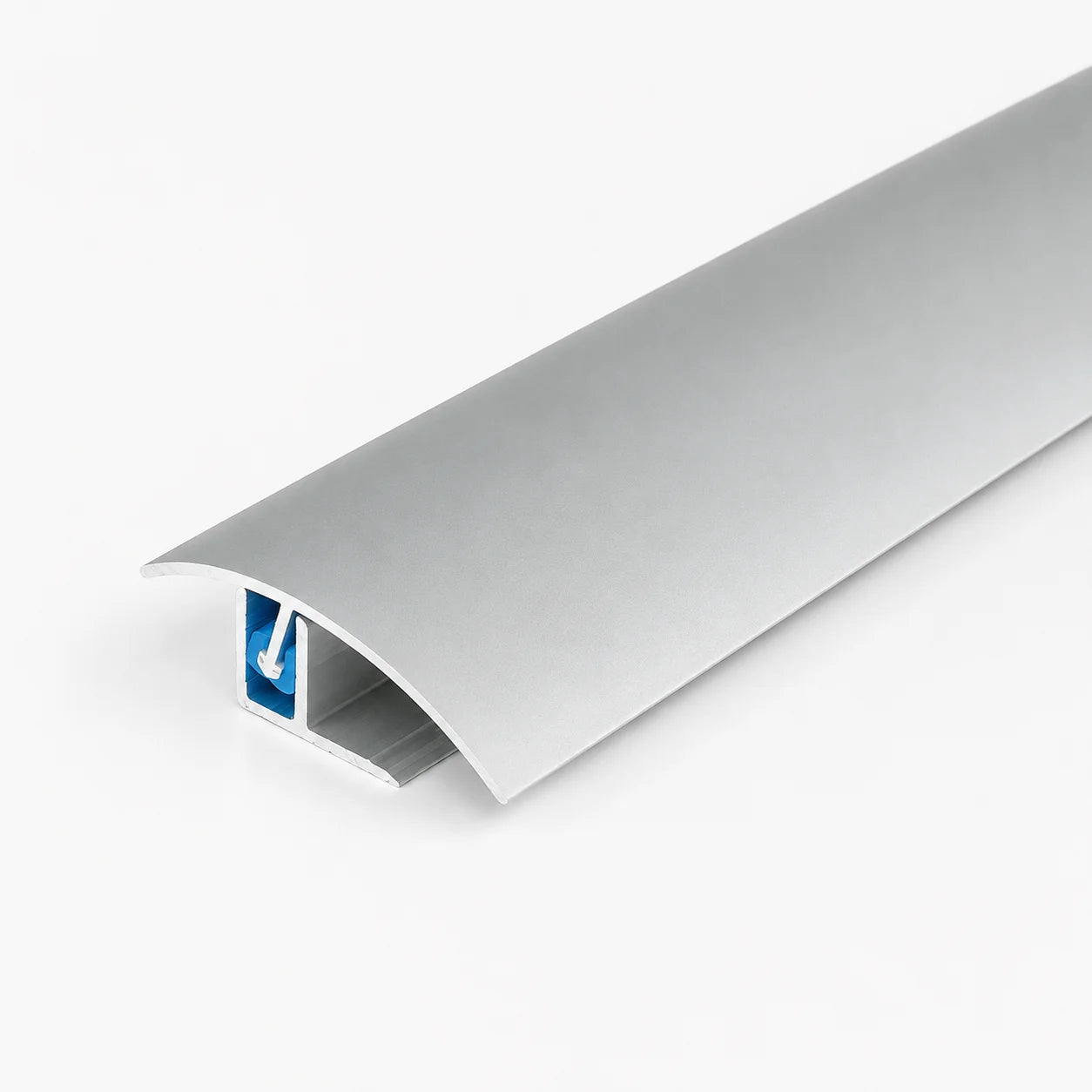 50mm Aluminium Door Threshold Strip 900mm Push-In Fit In Silver Color