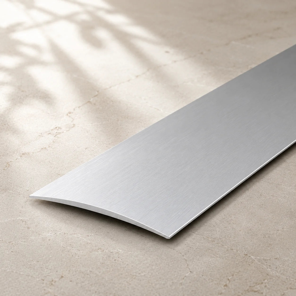 80mm Self-Adhesive Aluminium Door Threshold Strip In Silver Color