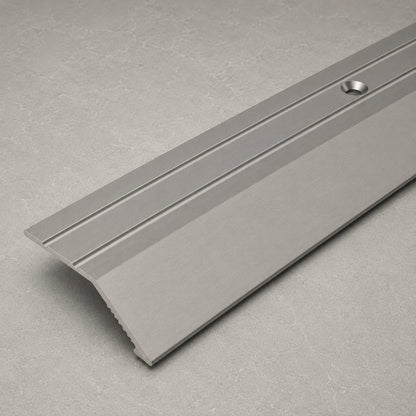 40mm Anodised Aluminium Door Threshold Ramp Profile in Inox color