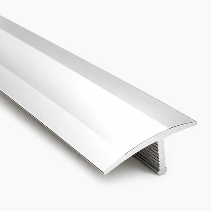 26mm Anodised Aluminium T-Joint Tile Transition Profile electro polished finish