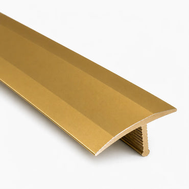 26mm Anodised Aluminium T-Joint Tile Transition Profile gold Finish