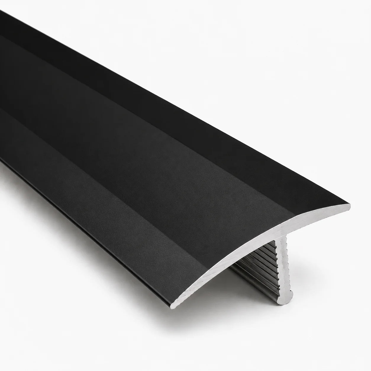 26mm Anodised Aluminium T-Joint Tile Transition Profile black finish
