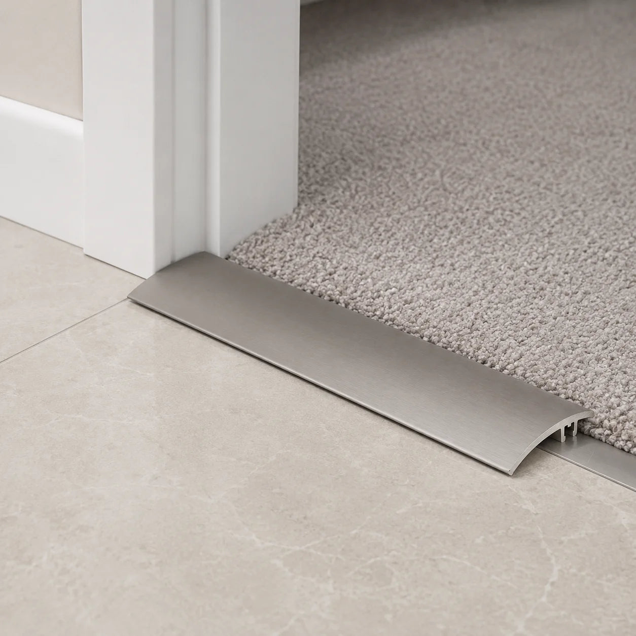 50mm Anodised Aluminium Door Threshold Strip real use image