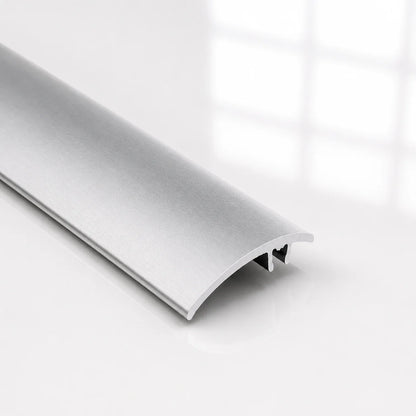 50mm Anodised Aluminium Door Threshold Strip in silver color
