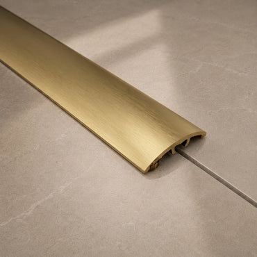 Anodised Aluminium Door Threshold Strip in Gold color