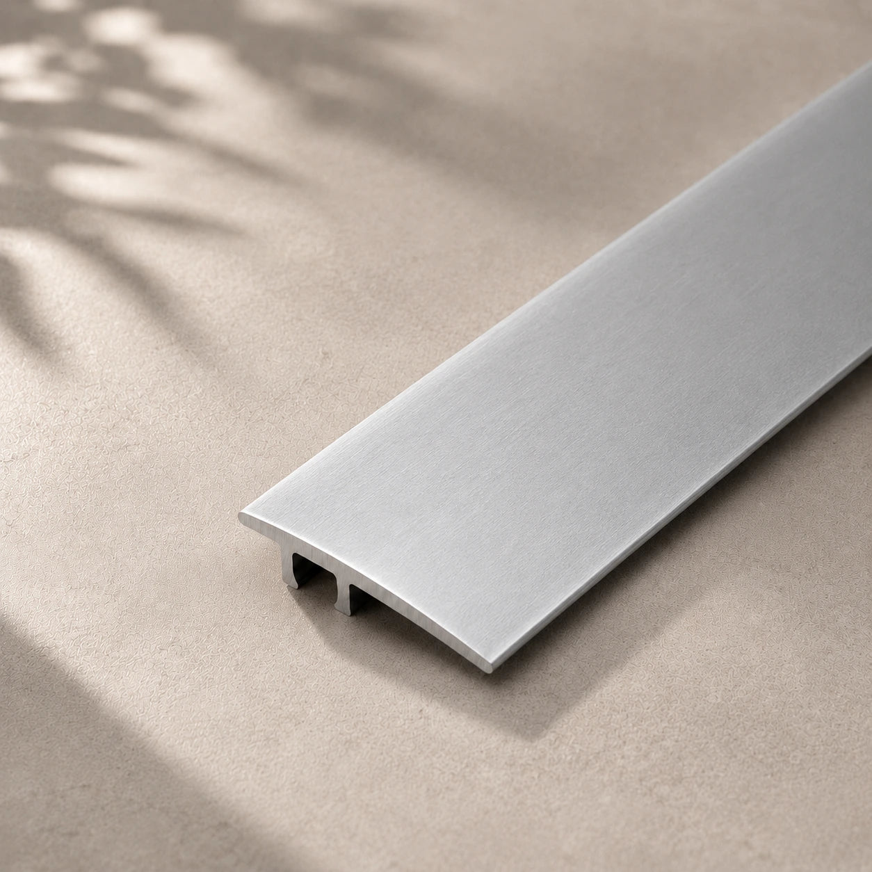 36mm Flat Anodised Aluminium Door Threshold Strip for LVT in silver color