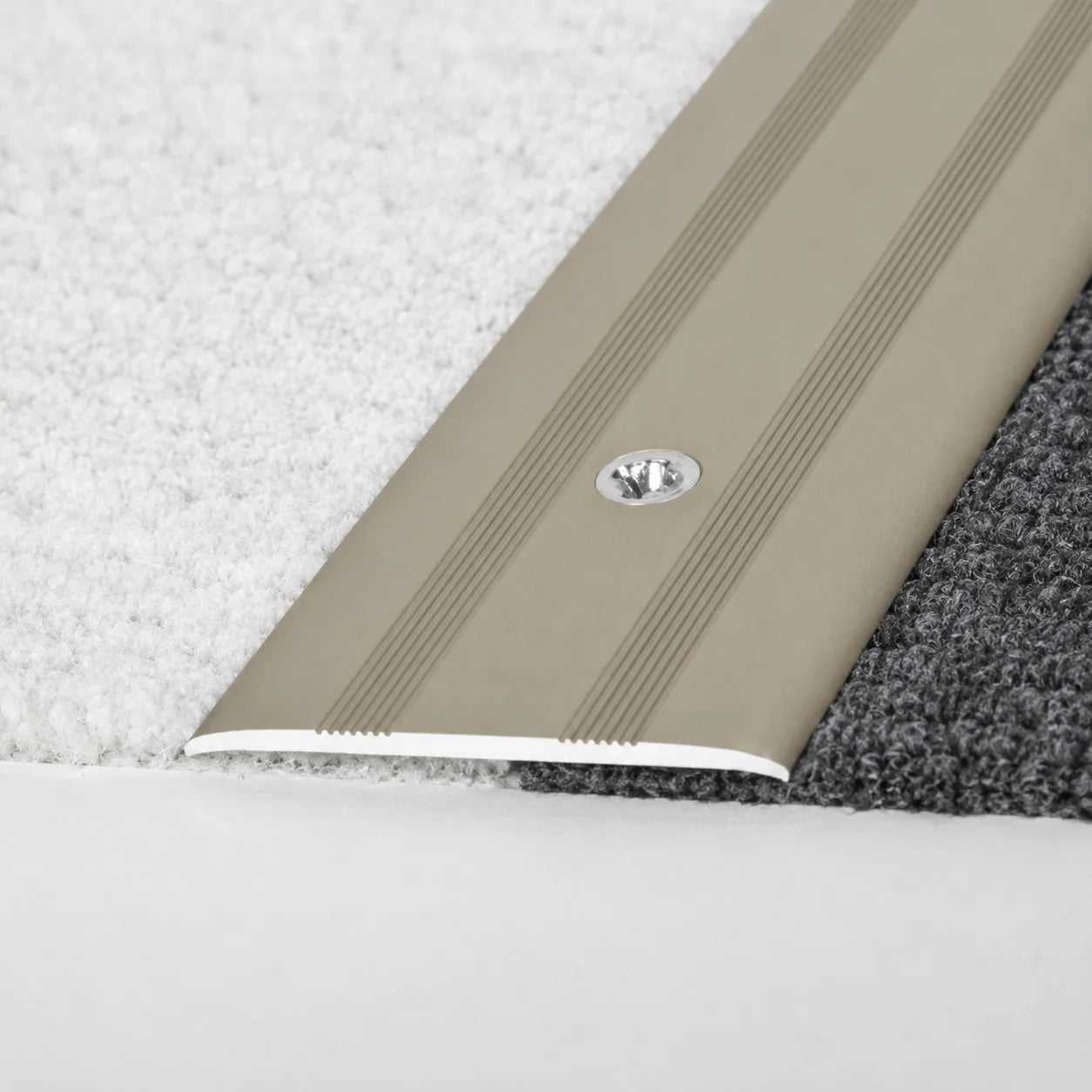 35mm Anodised Aluminium Flat Door Threshold Profile Real Use Image 