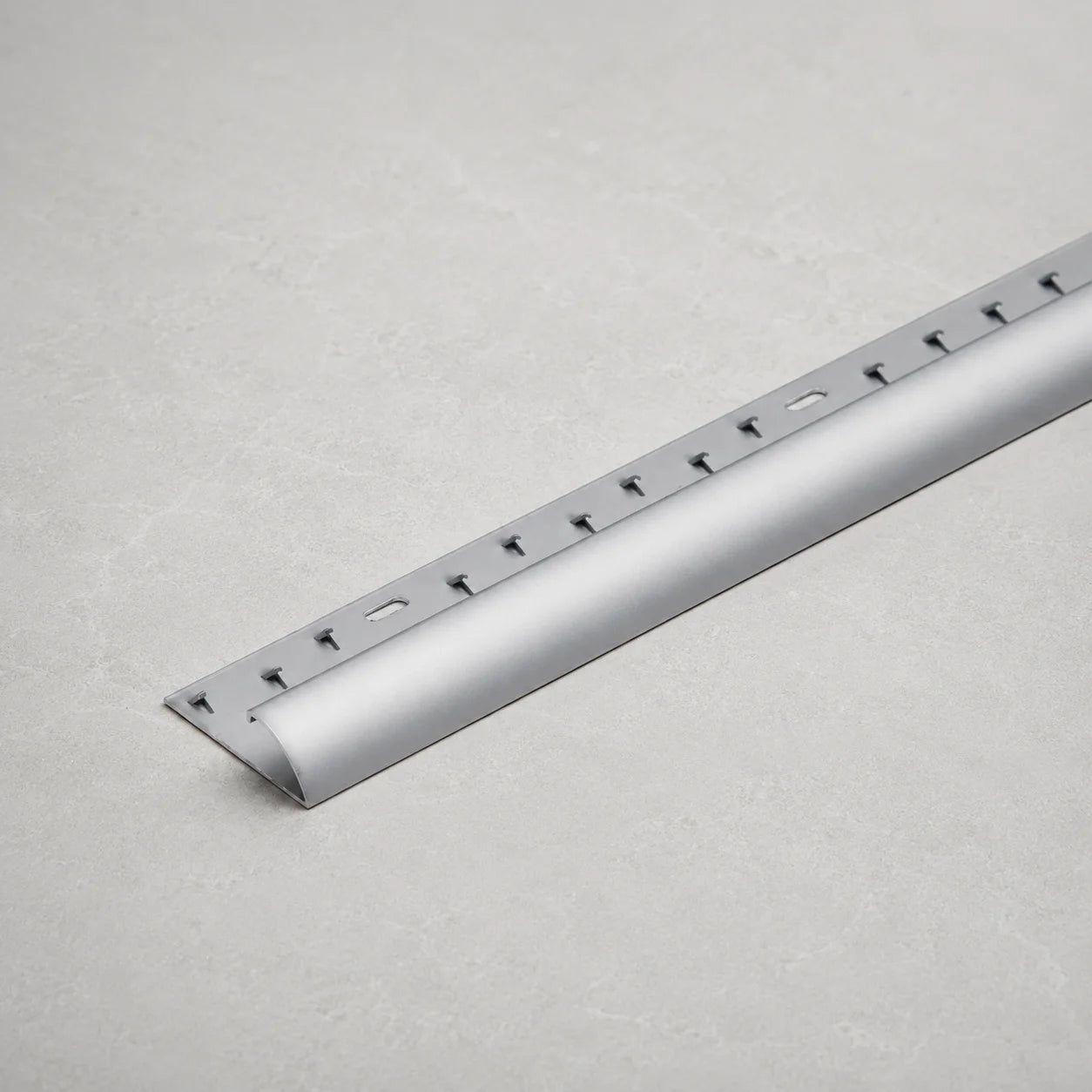 35.5mm Aluminium Single Edge Carpet Trim – 1m In Silver Color
