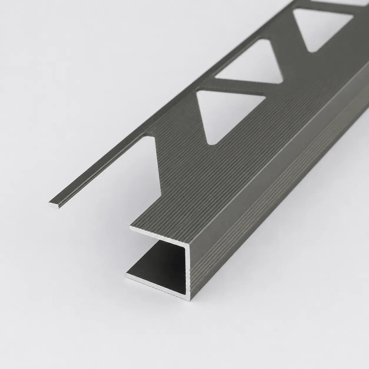 8mm Anodised Aluminium Stop Edge Trim 1m In Champagne Color 