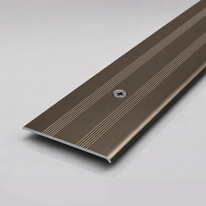 35mm Anodised Aluminium Flat Door Threshold Profile In champagne Color 