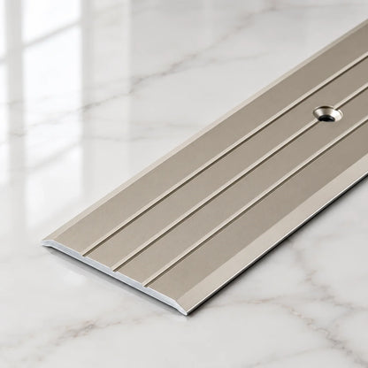 Aluminium Door Threshold Strip 40 MM x 1 M & 2 M Length Anodised Flat Transition In Champagne Color 
