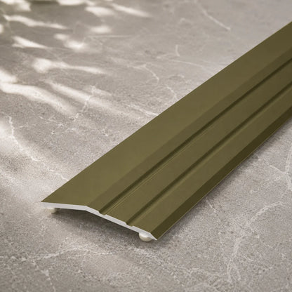 Aluminium Ramp Door Threshold Strip 900 MM Length Self-Adhesive Anodised Door Floor Bar Edge Trim IP11/S In Champagne Color 