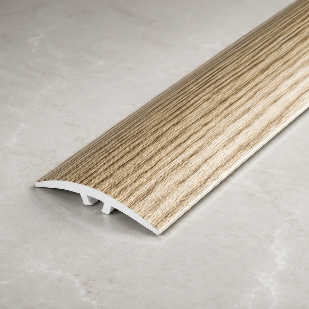 30mm Self Adhesive uPVC Wood Effect Door Threshold Strip Clay Oak