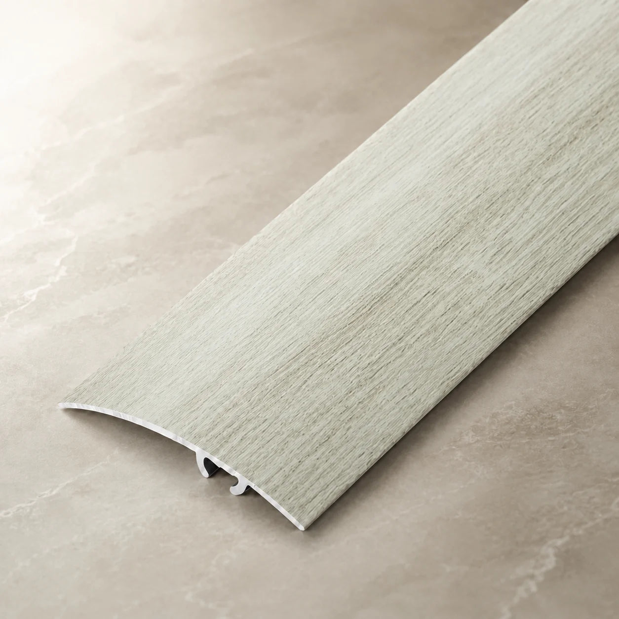 47mm Wood Effect Aluminium Threshold Strip | 930mm In Country Oak Color