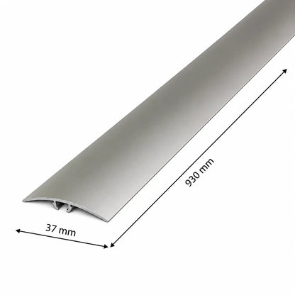 Aluminium Door Threshold Strip 37 MM x 930 MM Length Self-Adhesive Silver 5in1 Installation Diagram