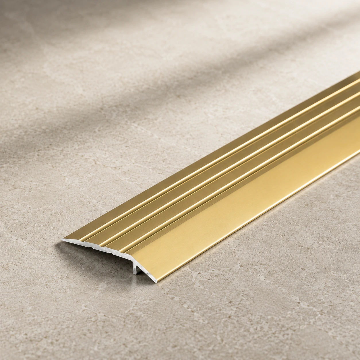 Aluminium Door Threshold Strip 30 MM x 1 M & 2 M Length Anodised Door Floor Ramp In Gold Color 
