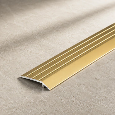 Aluminium Door Threshold Strip 30 MM x 1 M & 2 M Length Anodised Door Floor Ramp In Gold Color 