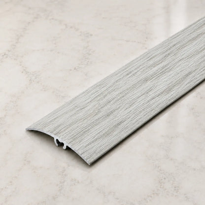 50mm heavy wood effect  Aluminium Door Threshold Strip in Grey Oak