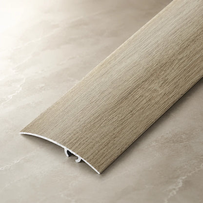 47mm Wood Effect Aluminium Threshold Strip | 930mm In Light Oak Color