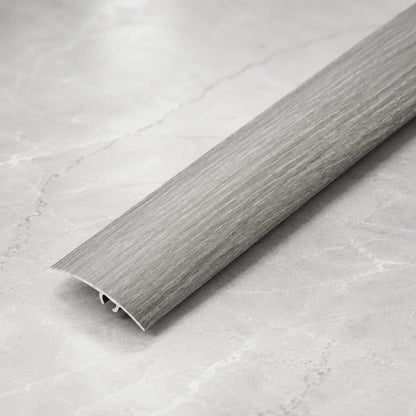 47mm Wood Effect Aluminium Threshold Strip | 930mm In Manila Oak Color