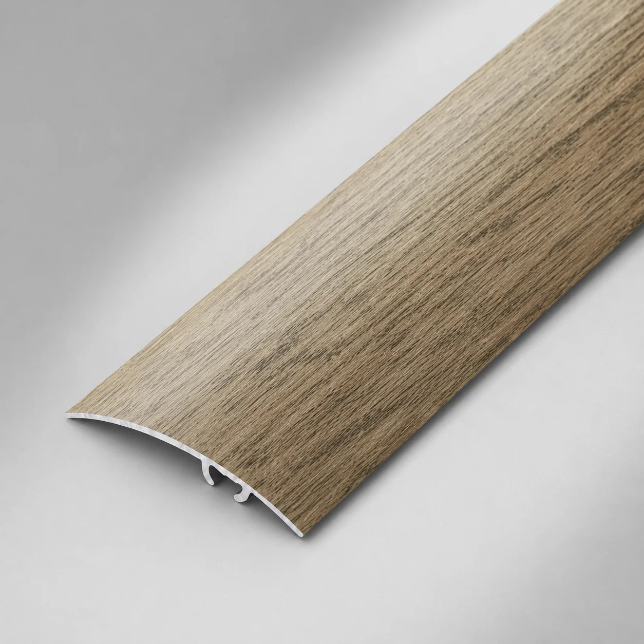 47mm Wood Effect Aluminium Threshold Strip | 930mm In Natural Oak Color