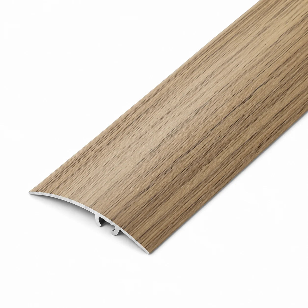 47mm Wood Effect Aluminium Threshold Strip | 930mm In Oak Color