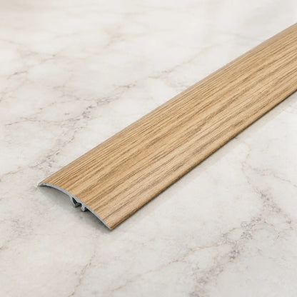 50mm  Wood Effect Aluminium Door Threshold Strip in Oak
