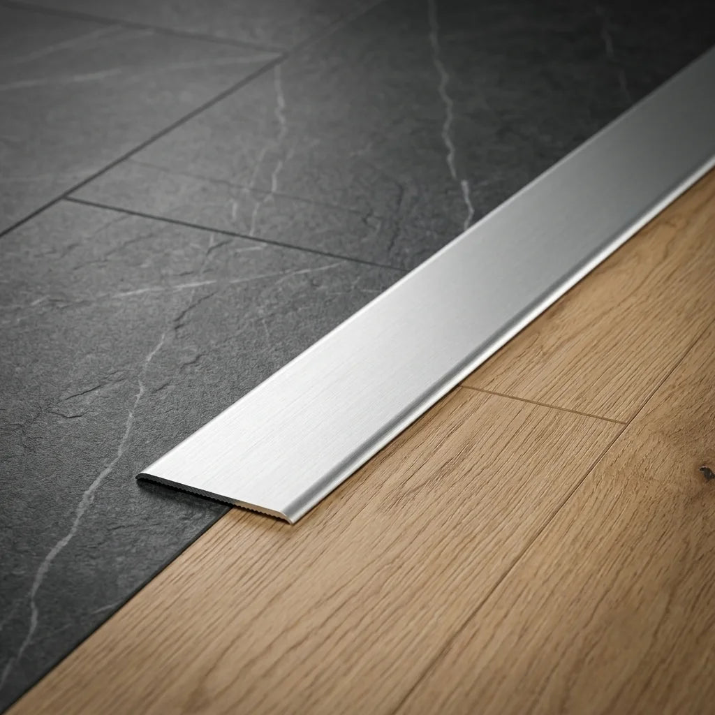 30mm Self-Adhesive Aluminium Threshold Strip – 930mm In Silver Color