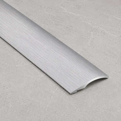 26mm Self-Adhesive Anodised Aluminium Threshold Ramp In Brushed Silver Color 