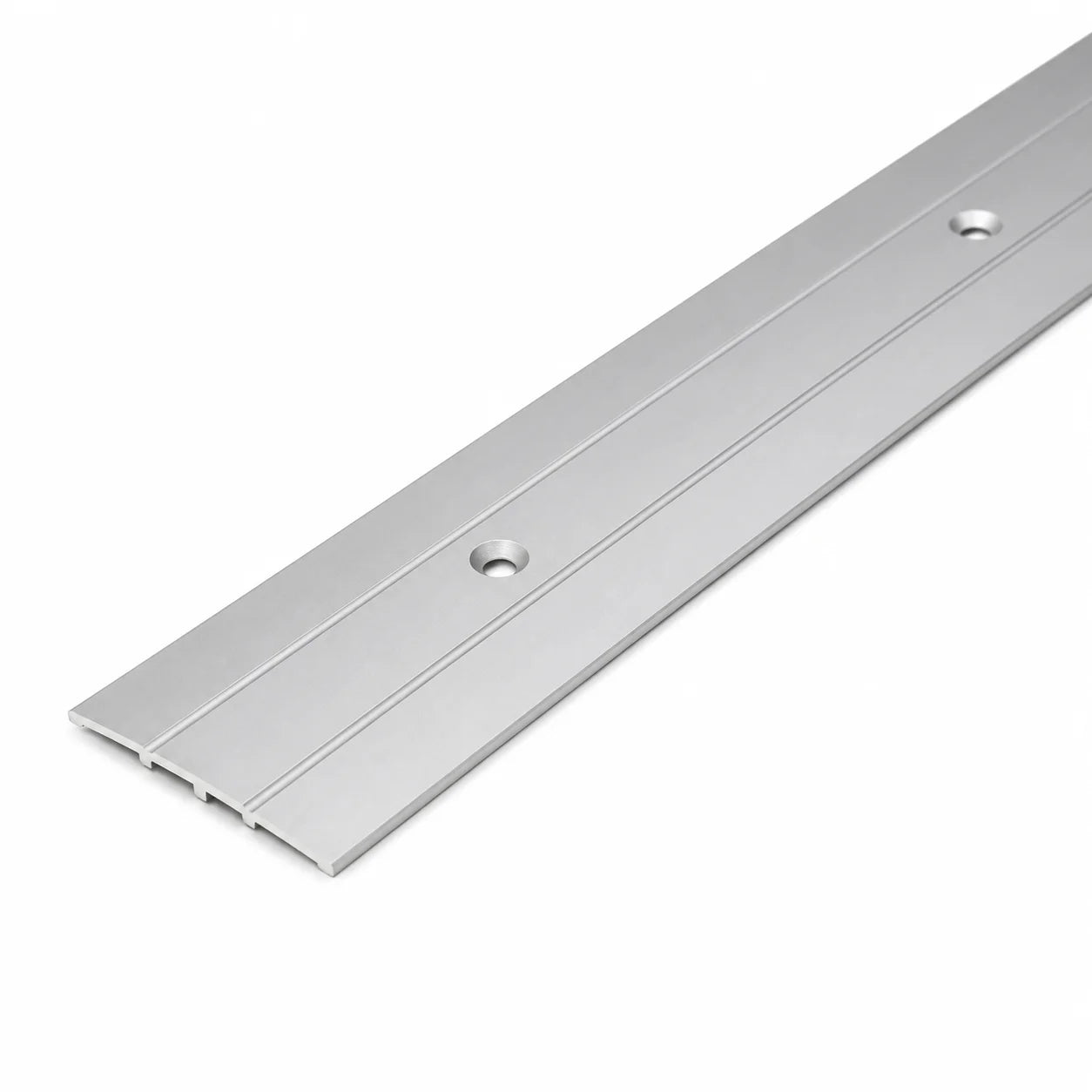  Aluminium Door Threshold Strip 1m Screw Fix in Silver color 