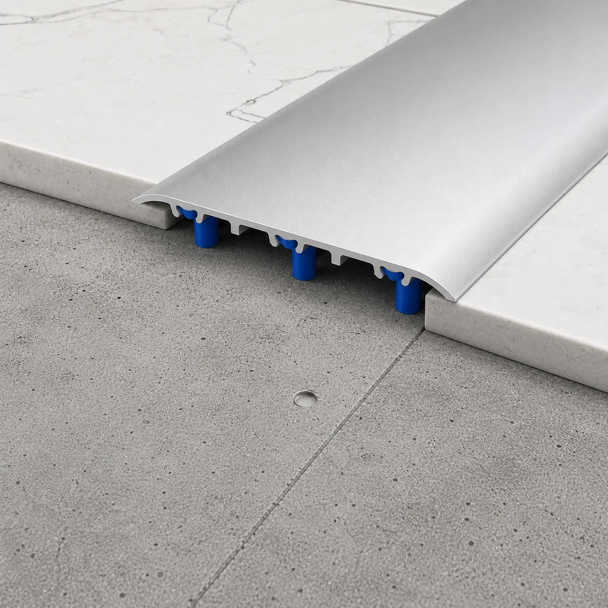 80mm Aluminium Door Threshold Strip 930mm Screw Fix In Siver Color