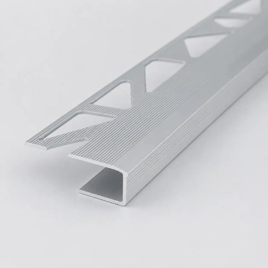 8mm Anodised Aluminium Stop Edge Trim 1m In Silver Color 