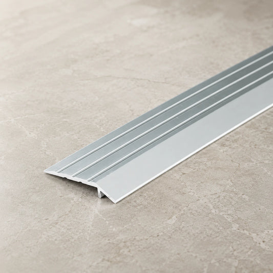 Aluminium Door Threshold Strip 30 MM x 1 M & 2 M Length Anodised Door Floor Ramp In Silver Color