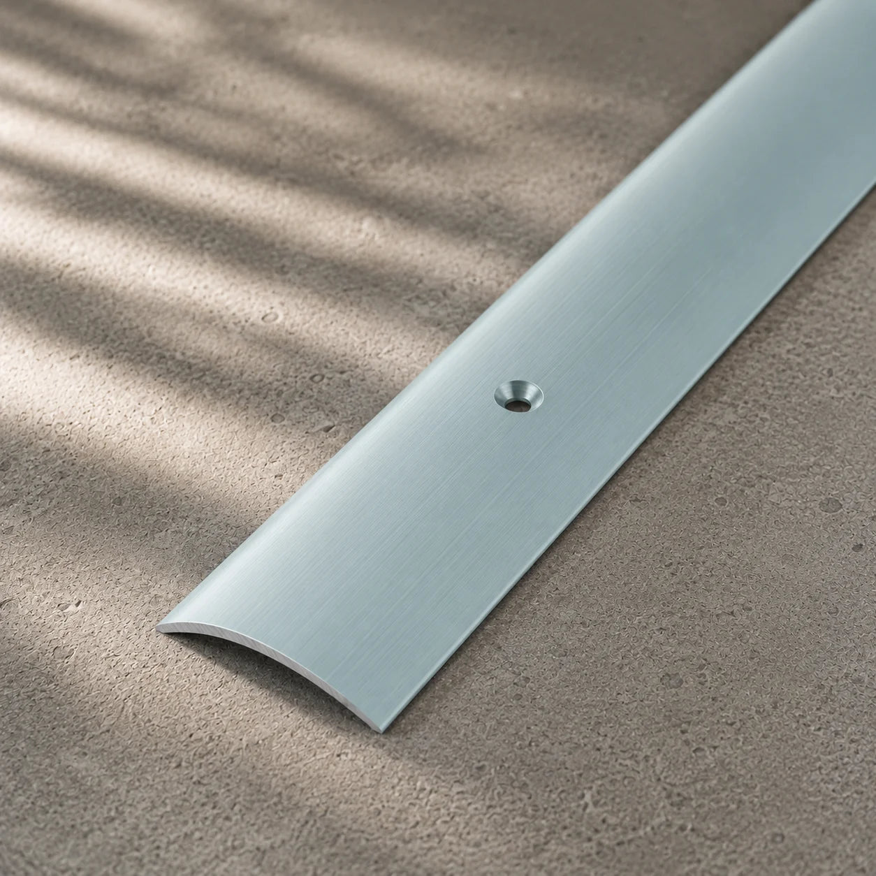 Aluminium Door Threshold Strip 40 MM x 1 M & 2 M Length Anodised Trim LPO40 In Silver Color