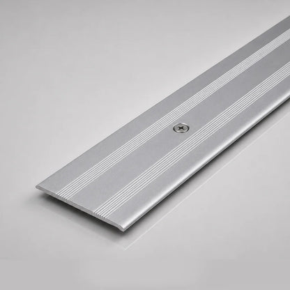 35mm Anodised Aluminium Flat Door Threshold Profile in silver color 