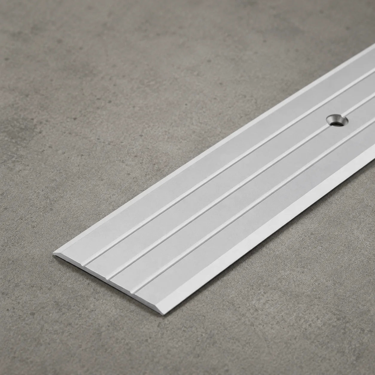 Aluminium Door Threshold Strip 40 MM x 1 M & 2 M Length Anodised Flat Transition In Silver Color 