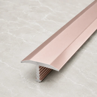 T Bar Door Threshold Aluminium Trim 13 MM 18 MM 26 MM x 1 M Length In Champagne Color