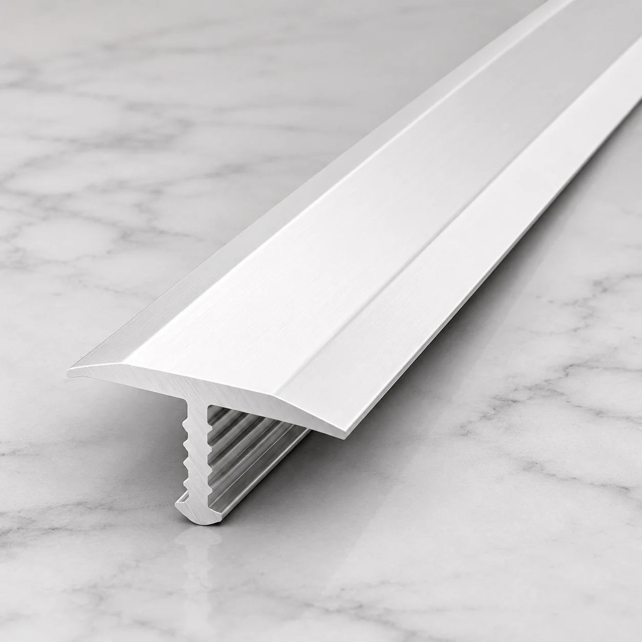 T Bar Door Threshold Aluminium Trim 13 MM 18 MM 26 MM x 1 M Length In Silver Color