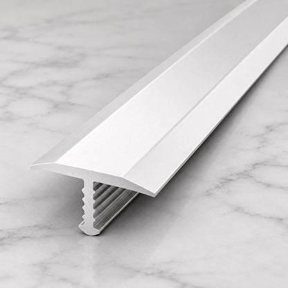 T Bar Door Threshold Aluminium Trim 13 MM 18 MM 26 MM x 1 M Length In Silver Color