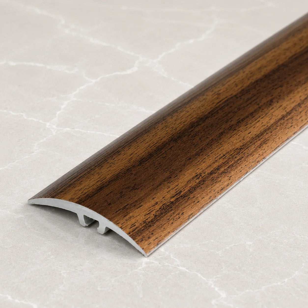 30mm Self Adhesive uPVC Wood Effect Door Threshold Strip Teak