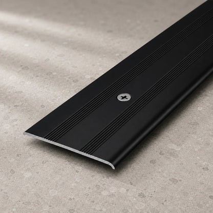35mm Anodised Aluminium Flat Door Threshold Profile In Black Color 